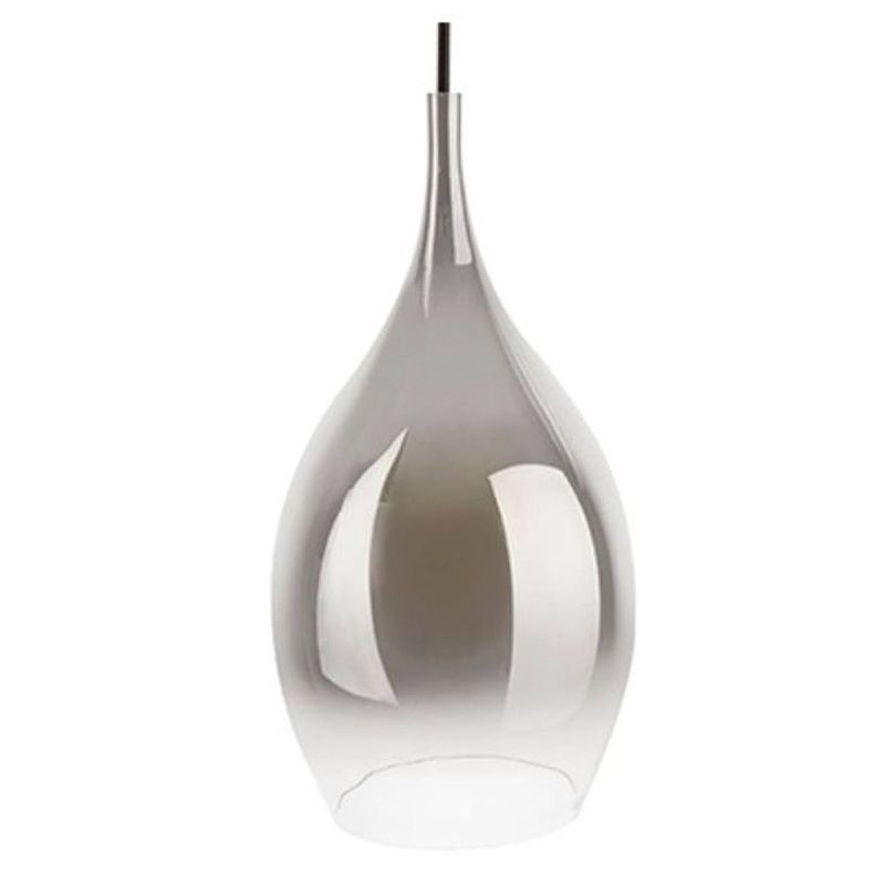 Foto van Leitmotiv hanglamp drup 20 x 37,5 cm e27 glas 40w chroom