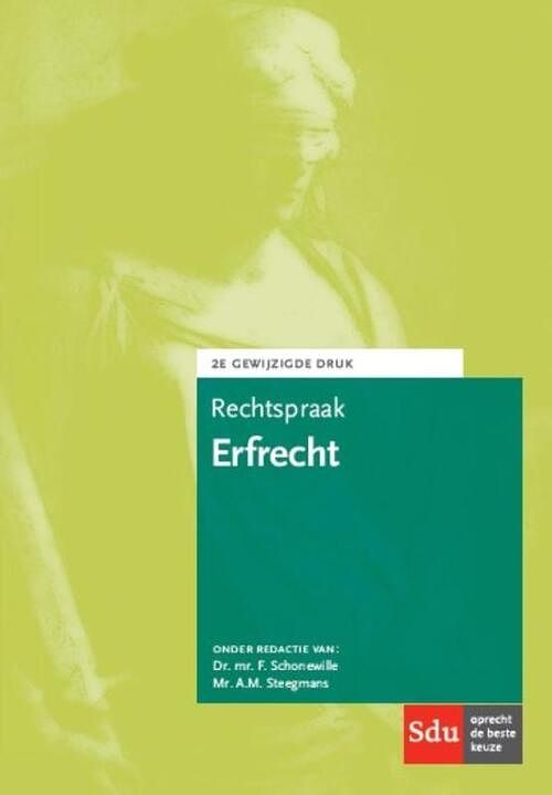 Foto van Rechtspraak erfrecht - paperback (9789012397193)
