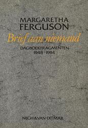 Foto van Brief aan niemand - margaretha ferguson - ebook (9789038897479)