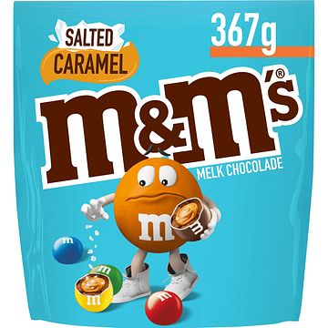 Foto van M&m'ss salted caramel chocolade 367g bij jumbo