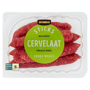 Foto van Jumbo sticks cervelaat droge worst 100g