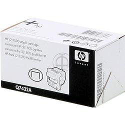 Foto van Q7432a hp lj staples (2) 2x1500piece