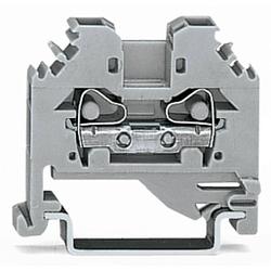 Foto van Wago 281-101 doorgangsklem 6 mm spanveer toewijzing: l grijs 100 stuk(s)