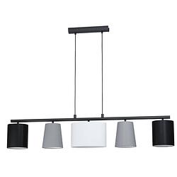 Foto van Eglo almeida 1 hanglamp - e14 - 120 cm - zwart