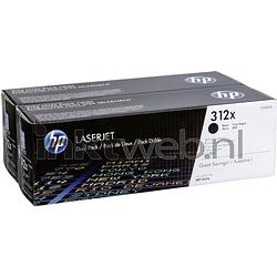 Foto van Hp 312xd 2-pack zwart toner