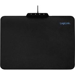 Foto van Logilink id0155 gaming muismat verlicht zwart (b x d) 360 mm x 260 mm