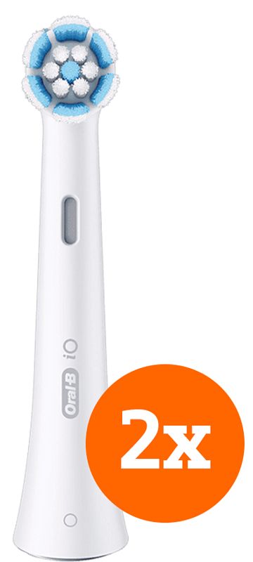 Foto van Oral-b io gentle care opzetborstels - 2 stuks