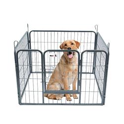 Foto van Maxxpet puppykennel - puppyren - honden bench - 4-delig - 101x79cm