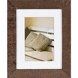 Foto van Henzo driftwood - fotolijst - 15 x 20 cm - fotoformaat 15 x 20 / 10 x 15 cm - donker bruin