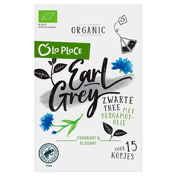 Foto van 2e halve prijs | la place biologische earl grey thee 15 stuks aanbieding bij jumbo