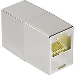 Foto van Hama rj45 netwerk adapter cat 5e [1x rj45-bus - 1x rj45-bus] grijs