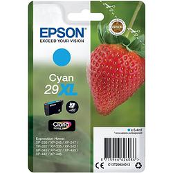 Foto van Epson inktcartridge 29x,l 450 pagina'ss, oem c13t29924012, cyaan 10 stuks