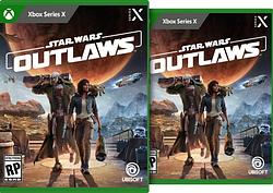 Foto van Star wars outlaws xbox series x duo pack