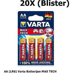 Foto van Varta longlife max power aa batterijen - 80 stuks