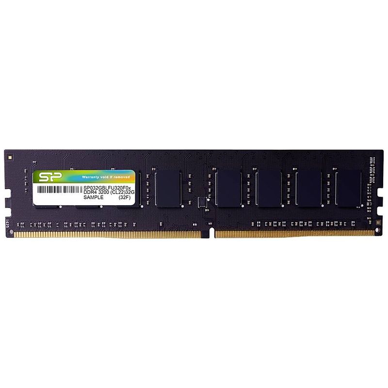 Foto van Silicon power sp004gblfu266x02 werkgeheugen voor server ddr4 4 gb 1 x 4 gb 2666 mhz 288-pins dimm sp004gblfu266x02