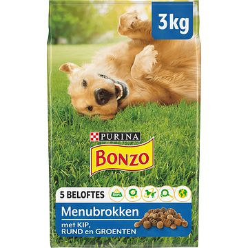 Foto van Purina® bonzo® menubrokken kip 3kg bij jumbo