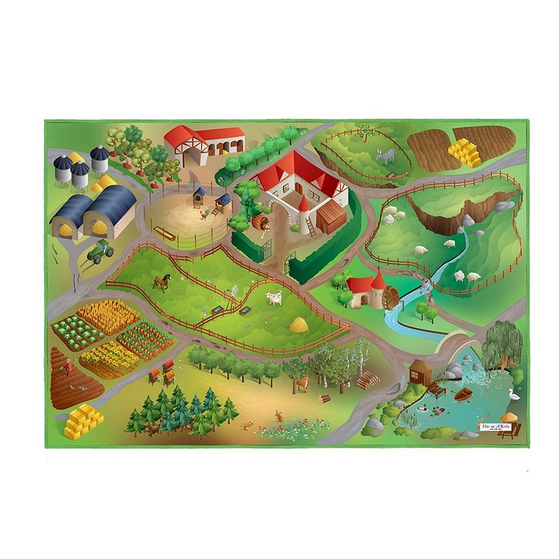 Foto van Achoka speelkleed farm 100 x 150 cm