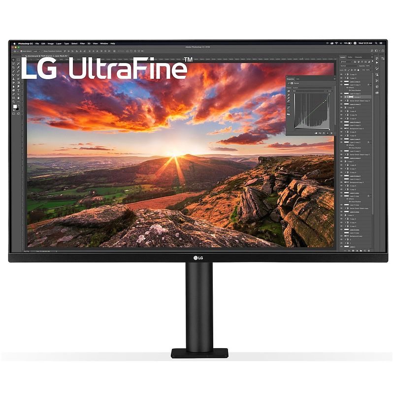 Foto van Lg ergo 32un880p-b monitor zwart