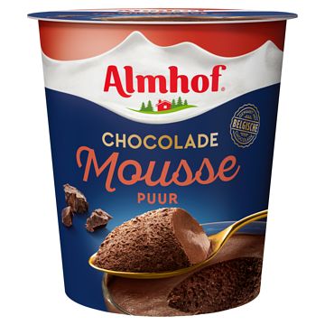 Foto van Almhof chocolademousse puur 200g bij jumbo