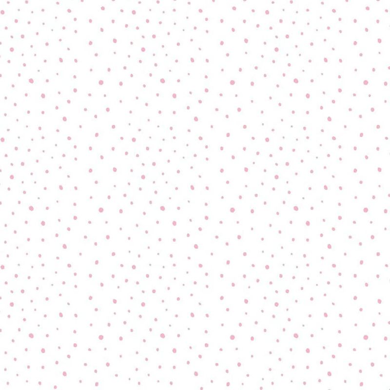 Foto van Noordwand behang mondo baby confetti dots wit/roze/beige