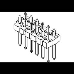 Foto van Molex 901310132 male header, inbouw (standaard) 1 stuk(s) tray