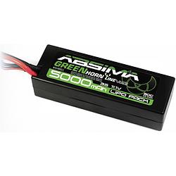 Foto van Absima lipo accupack 11.1 v 5000 mah aantal cellen: 3 50 c box hardcase t-stekkersysteem