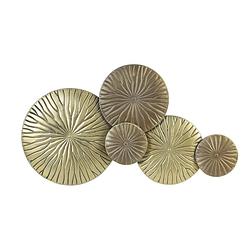 Foto van Light&living wandornament 77x43x4 cm mondana antiek goud