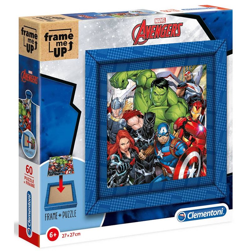 Foto van Clementoni legpuzzel the avengers jongens 27 cm karton 61-delig