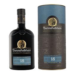 Foto van Bunnahabhain 18 years 70cl whisky + giftbox