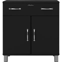 Foto van Kast malibu 2 deuren en 1 lade shadow black