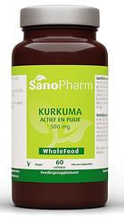 Foto van Sanopharm wholefood kurkuma capsules