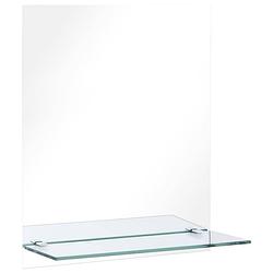 Foto van Infiori wandspiegel met schap 20x40 cm gehard glas