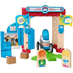 Foto van Fisher-price bouwpakket wonder makers postkantoor hout 35-delig