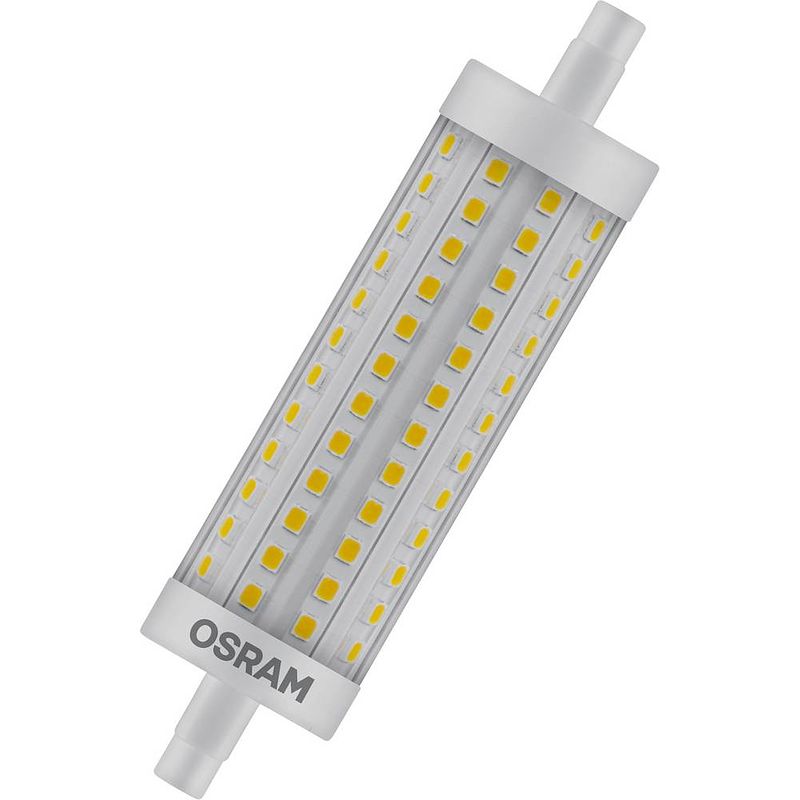 Foto van Osram 4058075432659 led-lamp energielabel e (a - g) r7s ballon 13 w = 100 w warmwit (ø x l) 29 mm x 118 mm 1 stuk(s)