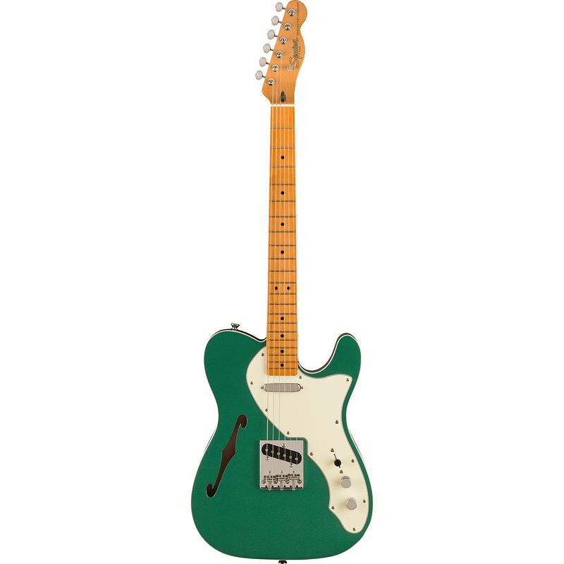 Foto van Squier classic vibe 60s telecaster thinline sherwood green mn fsr elektrische gitaar