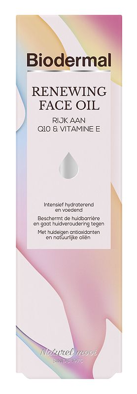 Foto van Biodermal renewing face oil