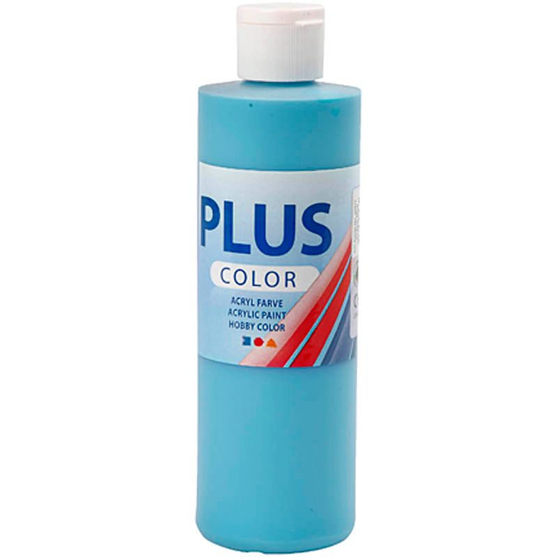 Foto van Packlinq plus color acrylverf. turquoise. 250 ml/ 1 fles