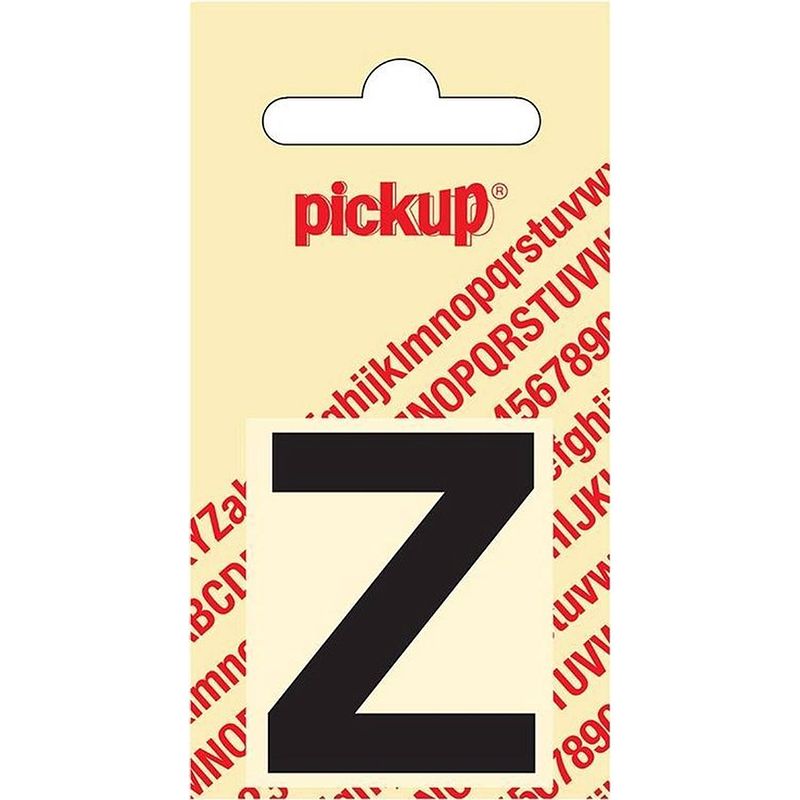 Foto van Plakletter helvetica 40 mm sticker zwarte letter z