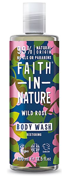 Foto van Faith in nature wild rose bodywash