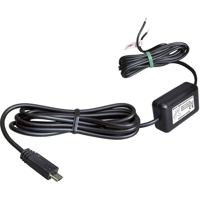 Foto van Procar 68302671 micro-usb-laadkabel ip44 3000 ma stroombelasting (max.): 3 a