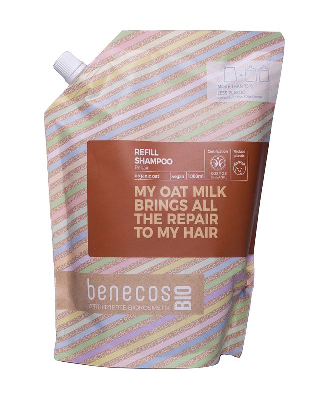 Foto van Benecos oat repair shampoo