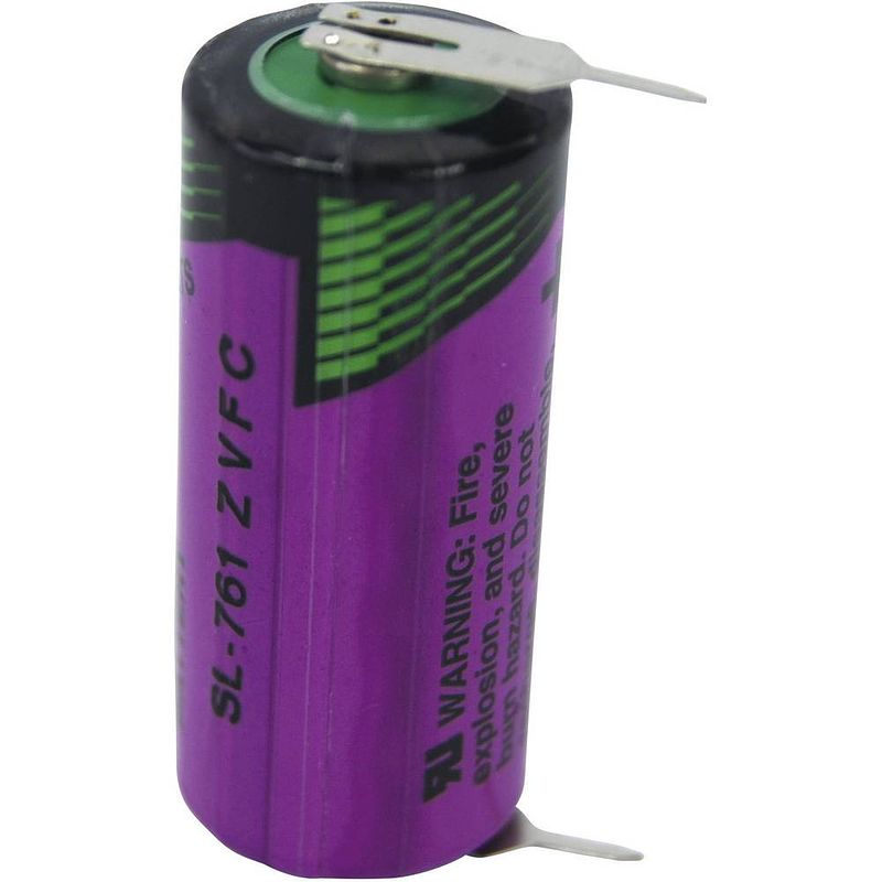 Foto van Tadiran batteries sl 761 pr speciale batterij 2/3 aa u-soldeerpinnen lithium 3.6 v 1500 mah 1 stuk(s)