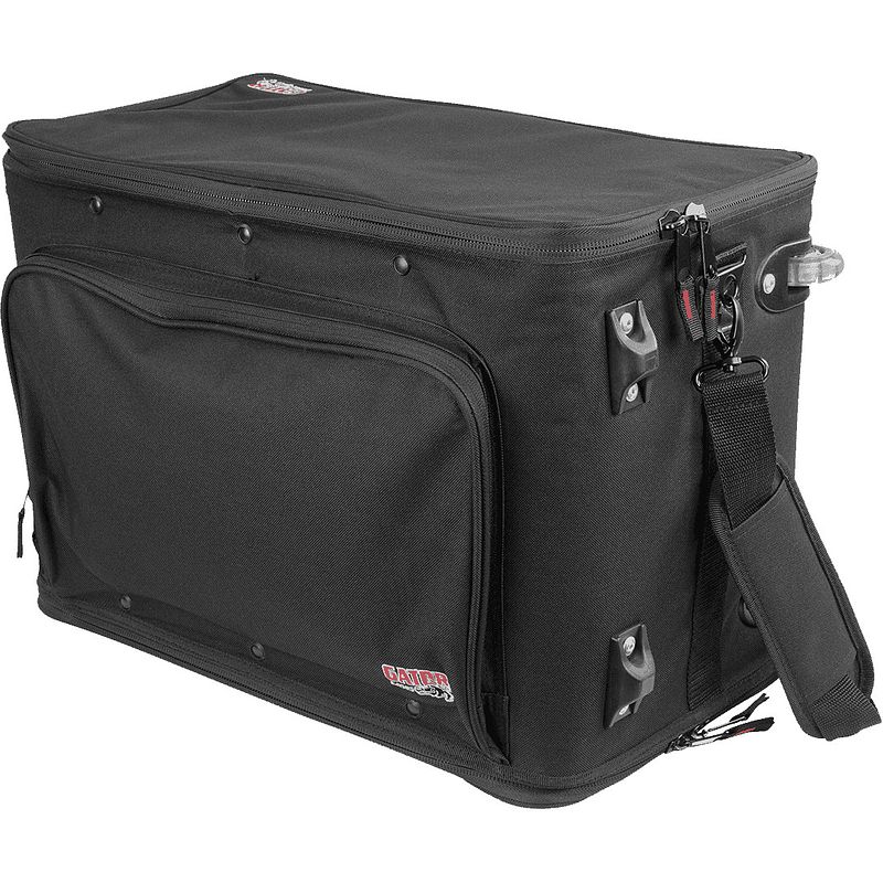 Foto van Gator cases gr-rackbag-4uw nylon doubledoor trolley-flightcase 4u