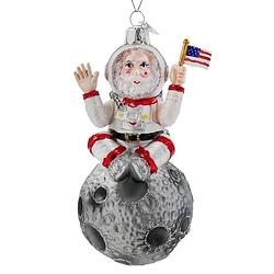 Foto van Kurt s. adler - noble gems astrnaut santa on moon 5,25 inch