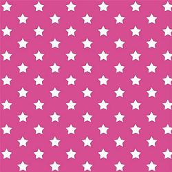 Foto van Decoratie plakfolie roze met sterren 45 cm x 2 meter zelfklevend - meidenkamer decoratie - decoratiefolie - meubelfolie