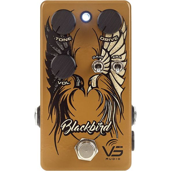 Foto van Vs audio blackbird overdrive preamp effectpedaal