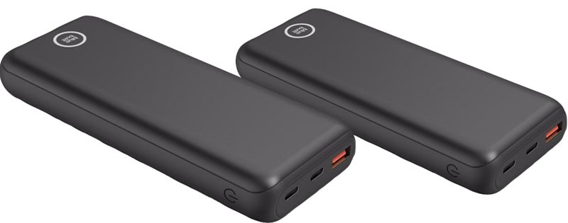 Foto van Bluebuilt powerbank 20.000 mah power delivery en quick charge duo pack zwart