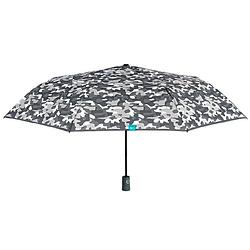 Foto van Perletti paraplu camouflage dames 98 cm microvezel legergroen