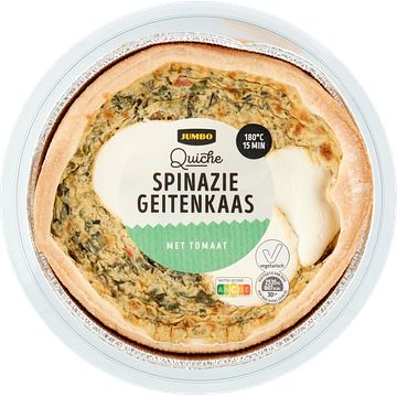 Foto van Jumbo quiche spinazie geitenkaas 300g