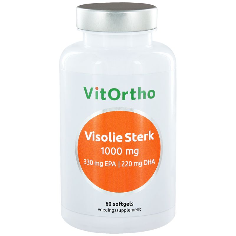 Foto van Vitortho visolie sterk 1000mg softgels